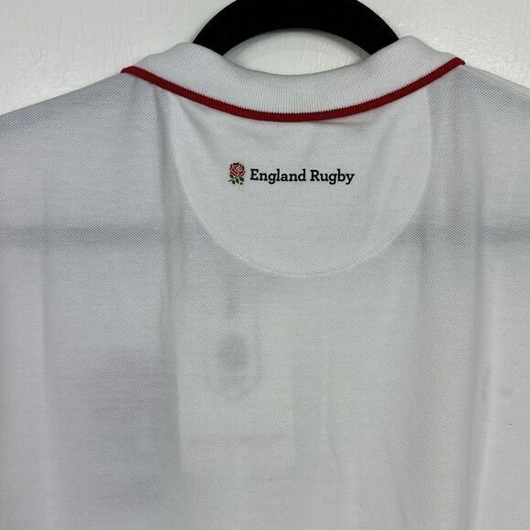 Official RFU England Rugby Core Embroidered Badge Polo Shirt Size L - Picture 5 of 10